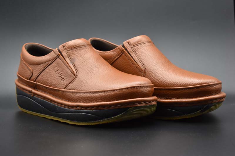 کفش چرم مردانه قایقی مدل کشی