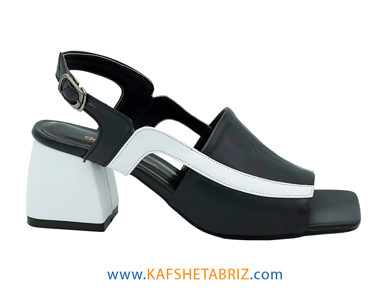 کفش مجلسی زنانه مدل بیاله دو رنگ